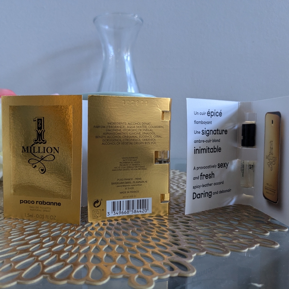 Paco rabanne 1 million samples